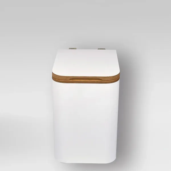 Trelino® Timber L Trenntoilette Korpus: Weiß Einsatz: Anthrazit